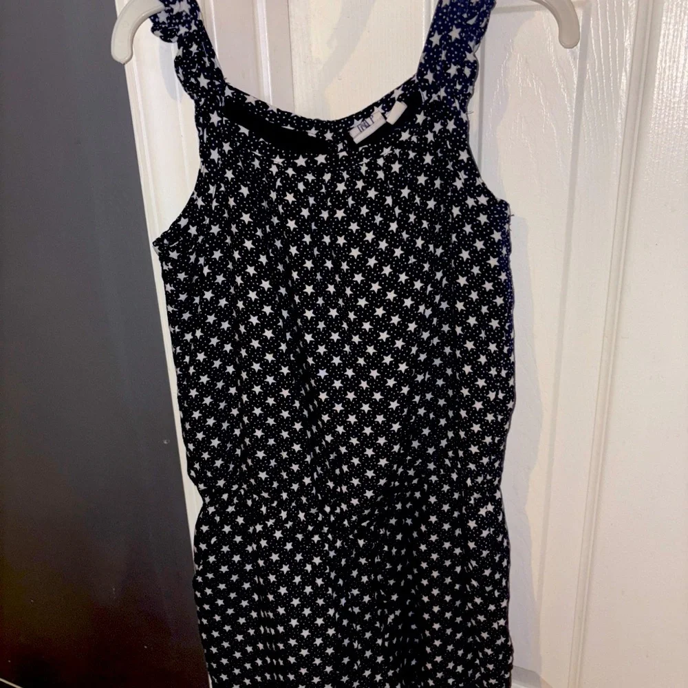 Gap Girls Size 5 Blue And White Romper - Picture 3 of 8